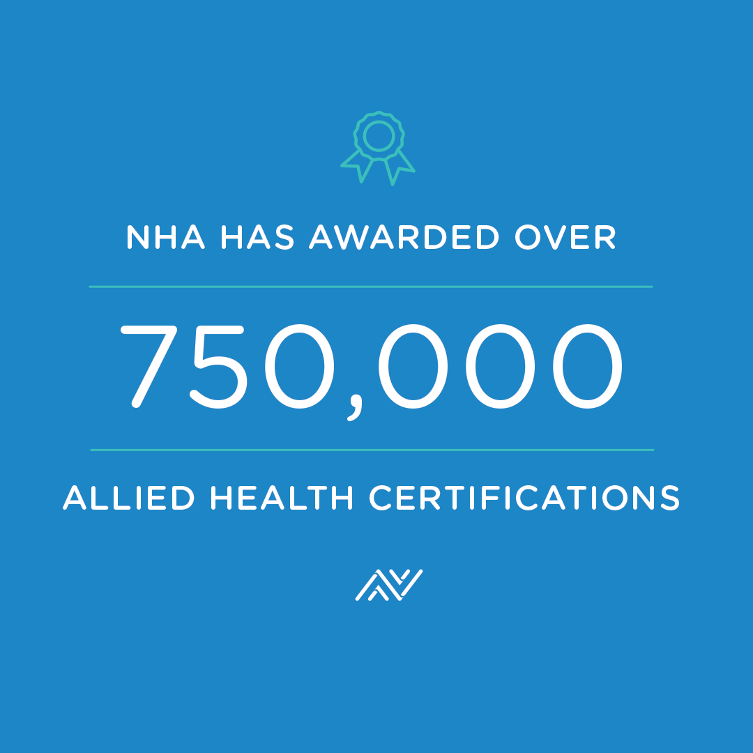 National Healthcareer Association (NHA) reaches 750,000 certifications