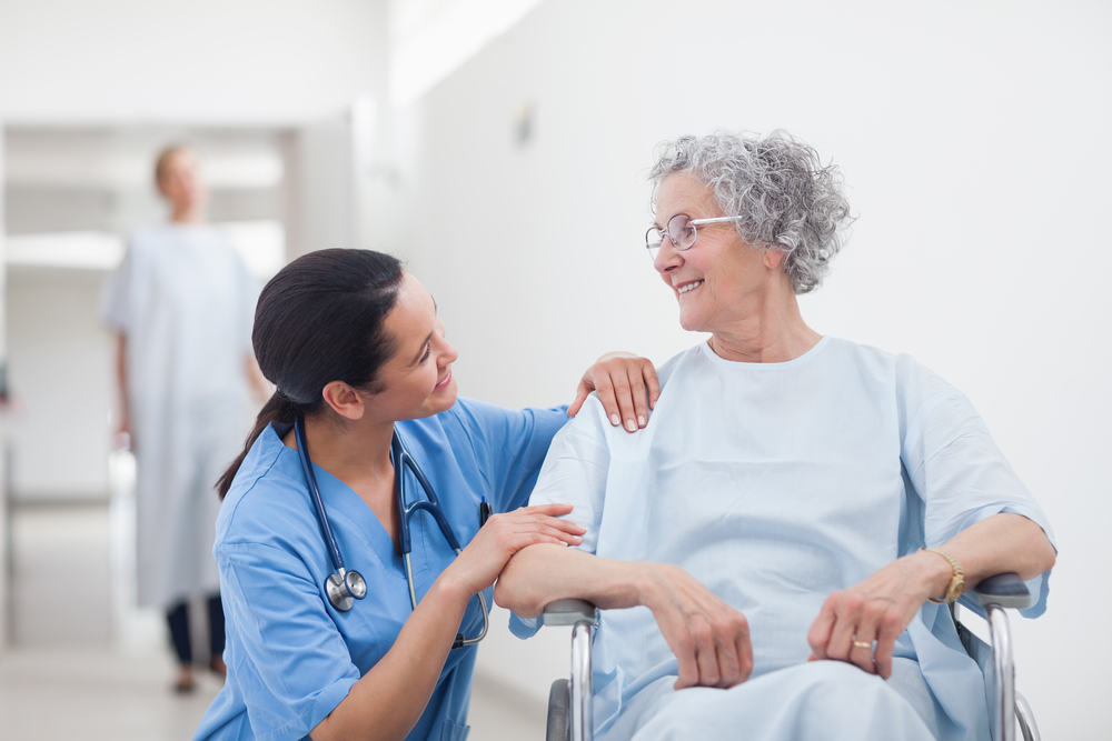 Highly skilled care by patient care technicians for elderly patients