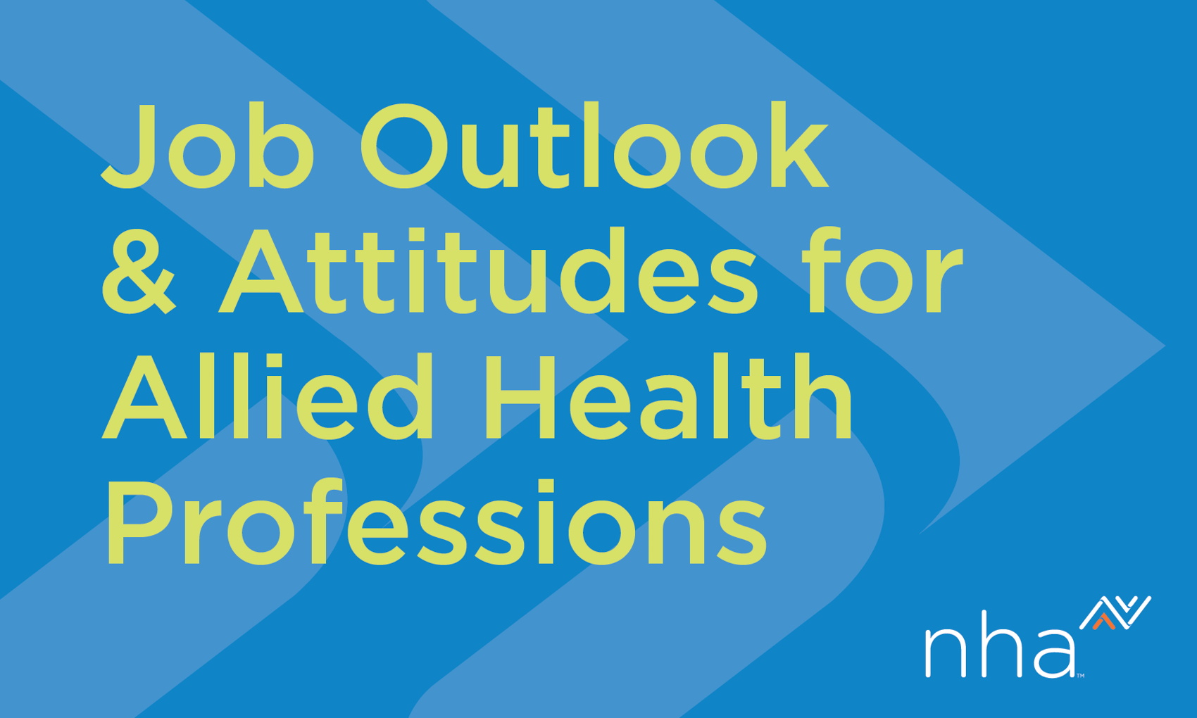 Allied health professions job outlook